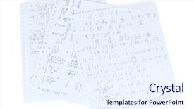  Presentation with physics - Audience pleasing slides consisting of computer sciences maths - math physics and geometry backdrop and a sky blue colored foreground