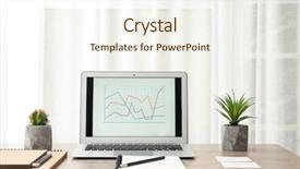  Presentation with ict modern laptop - Audience pleasing slide set consisting of computer screen house - modern comfortable workplace with laptop backdrop and a cream colored foreground