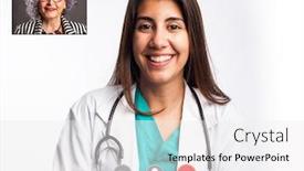  Presentation with elderly - Presentation consisting of computer-screen-of-an-elderly background and a white colored foreground