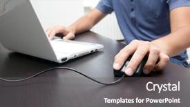  Presentation with search - Colorful theme enhanced with computer search - business at work backdrop and a  colored foreground