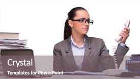  Presentation with history earth globe isolated white - Colorful PPT theme enhanced with computer service outsource - young businesswoman in office isolated backdrop and a gray colored foreground