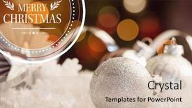  Presentation with christmas silver blue turquoise baubles - Amazing theme having computer theme - digitally composite image of merry backdrop and a  colored foreground