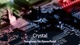  Presentation with computers - Amazing PPT layouts having computers circuitboard in various shades backdrop and a navy blue colored foreground