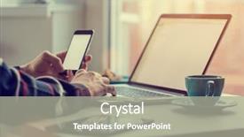  Presentation with fresh man chemistry - Audience pleasing slide set consisting of computers tablets cell phones - man working on notebook backdrop and a gray colored foreground