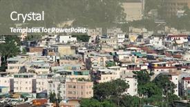  Presentation with old city of jerusalem - Presentation featuring comunist - downtown city and old building background and a gray colored foreground
