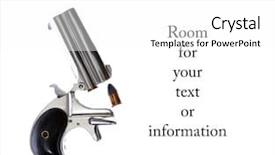  Presentation with double taxation - PPT theme having conceal carry - genuine antique 1887 double derringer background and a  colored foreground