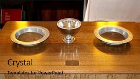  Presentation with eucharist - Presentation theme consisting of concecration - eucharist table in a small background and a red colored foreground