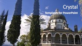  Presentation with roman catholic - Beautiful presentation featuring concecration - roman catholic franciscan chapel backdrop and a ocean colored foreground