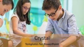  Presentation with mind - PPT layouts consisting of concentration a creative game background and a gold colored foreground