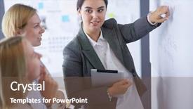  Presentation with education - Presentation with concept - business team with flip background and a  colored foreground