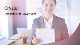  Presentation with education - Beautiful PPT theme featuring concept - business team with flip backdrop and a  colored foreground