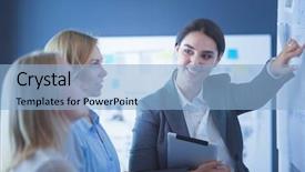  Presentation with education - Slide deck having concept - business team with flip background and a  colored foreground