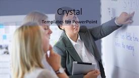  Presentation with education - Cool new slide set with concept - business team with flip backdrop and a  colored foreground