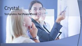  Presentation with education - PPT layouts having concept - business team with flip background and a light blue colored foreground