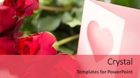  Presentation with valentines day - Audience pleasing slides consisting of concept - close up of red backdrop and a red colored foreground