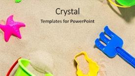  Presentation with childhood - Amazing theme having concept - close up of sand backdrop and a lemonade colored foreground