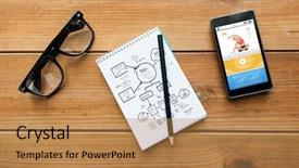  Presentation with planning - Beautiful theme featuring concept - close up of scheme backdrop and a coral colored foreground