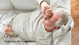  Presentation with old age - Cool new presentation with concept - close up of tired backdrop and a light gray colored foreground