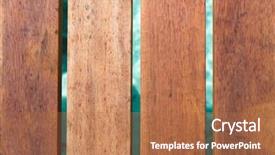  Presentation with vacation - Cool new theme with concept - close up of wooden backdrop and a coral colored foreground