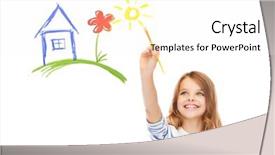  Presentation with education cute - Amazing presentation theme having prescholar - education school and imaginary screen backdrop and a white colored foreground