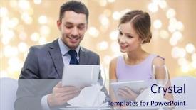  Presentation with dating - PPT layouts enhanced with concept - happy couple with menu background and a lemonade colored foreground