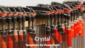  Presentation with woodworking - Slide deck featuring  background and a  colored foreground