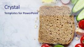  Presentation with free cooking - Beautiful slides featuring concept background layout with free backdrop and a sky blue colored foreground