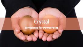  Presentation with different - Slides having concept by offering two different background and a coral colored foreground