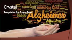  Presentation with alzheimer disease - Audience pleasing PPT layouts consisting of concept conceptual alzheimer s disease backdrop and a wine colored foreground