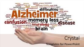  Presentation with alzheimer disease - Colorful PPT layouts enhanced with concept conceptual alzheimer s disease backdrop and a  colored foreground