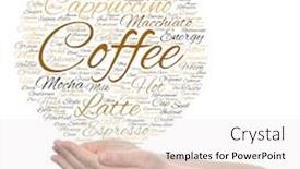  Presentation with taste - Beautiful theme featuring concept-conceptual-creative-hot-coffee backdrop and a white colored foreground