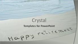  Presentation with happy retirement - Presentation featuring concept-conceptual-happy-retirement-handwritten background and a  colored foreground
