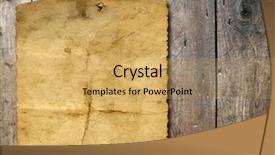  Presentation with manuscript - PPT layouts with page border - concept conceptual old vintage brown background and a coral colored foreground