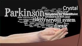  Presentation with nervous system brain - Amazing slide deck having concept conceptual parkinson s disease backdrop and a  colored foreground