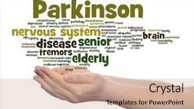  Presentation with nervous system brain - Amazing PPT layouts having concept conceptual parkinson s disease backdrop and a  colored foreground