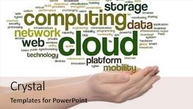  Presentation with web technology - Amazing PPT layouts having concept conceptual web cloud computing backdrop and a  colored foreground