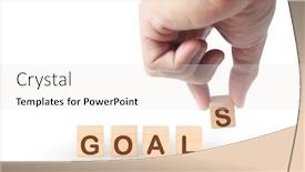  Presentation with innovation - PPT theme consisting of concept creative idea and innovation wooden cube block in hand with symbol background and a white colored foreground