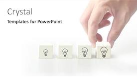  Presentation with innovation - Theme consisting of concept-creative-idea-and-innovation background and a white colored foreground