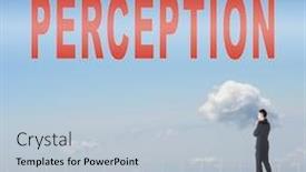  Presentation with sky - Slide set enhanced with concept-of-abstract-concept background and a light blue colored foreground