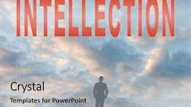  Presentation with sky - Amazing slide deck having concept-of-abstract-concept backdrop and a light gray colored foreground