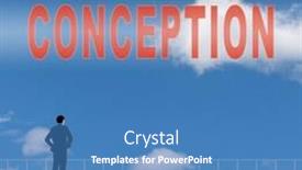  Presentation with sky - Colorful PPT theme enhanced with concept-of-abstract-concept backdrop and a teal colored foreground