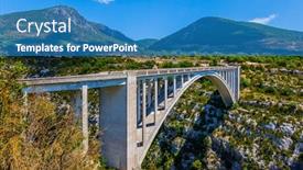  Presentation with deep - Presentation theme with concept-of-active-and-ecological background and a teal colored foreground