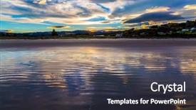  Presentation with ecotourism - PPT theme enhanced with concept of active and ecotourism background and a dark gray colored foreground