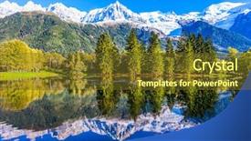  Presentation with ecotourism - Amazing theme having concept of active and ecotourism backdrop and a tawny brown colored foreground