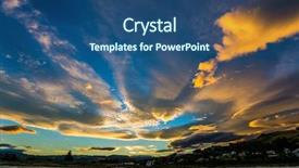  Presentation with sky sun - Amazing presentation design having concept of active and ecotourism backdrop and a ocean colored foreground