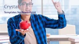  Presentation with cost - PPT theme enhanced with concept of affordable textbooks and cost of education background and a sky blue colored foreground