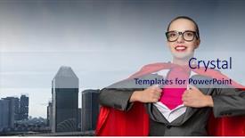  Presentation with power media - Cool new slides with concept of be super backdrop and a lemonade colored foreground