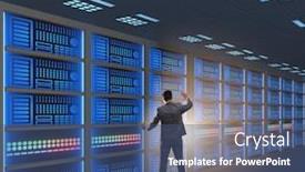  Presentation with data management - Audience pleasing PPT layouts consisting of concept-of-big-data-management backdrop and a ocean colored foreground