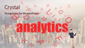  Presentation with data mining - Beautiful slides featuring concept of big data backdrop and a lemonade colored foreground