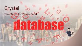  Presentation with data mining - Slides having concept of big data background and a lemonade colored foreground